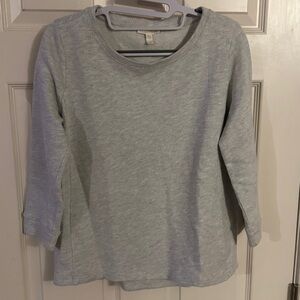 Eileen Fisher Heather Gray Knit Top Sz xxs. NWOT’s